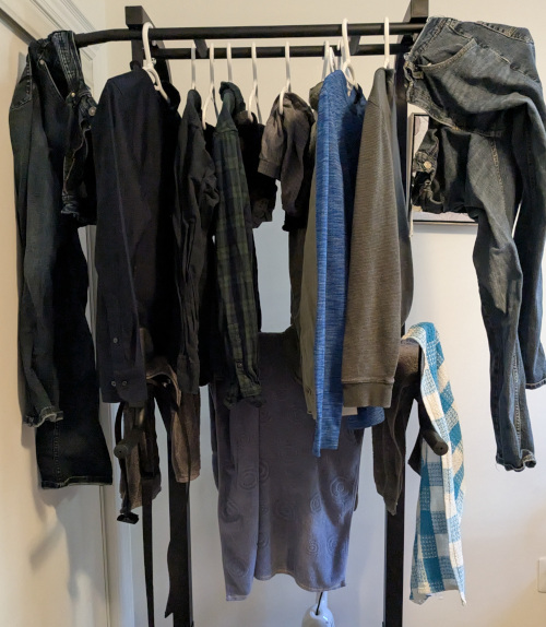 Using pull-up bar as a dry rack