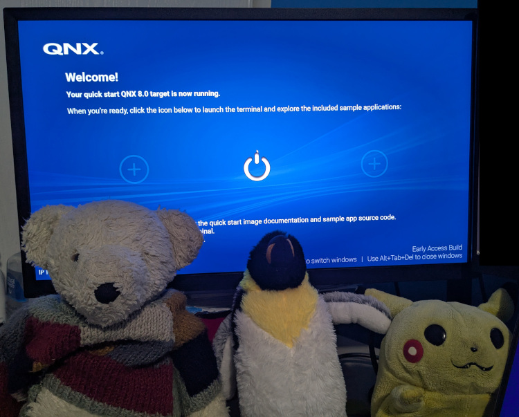 QNX plushies